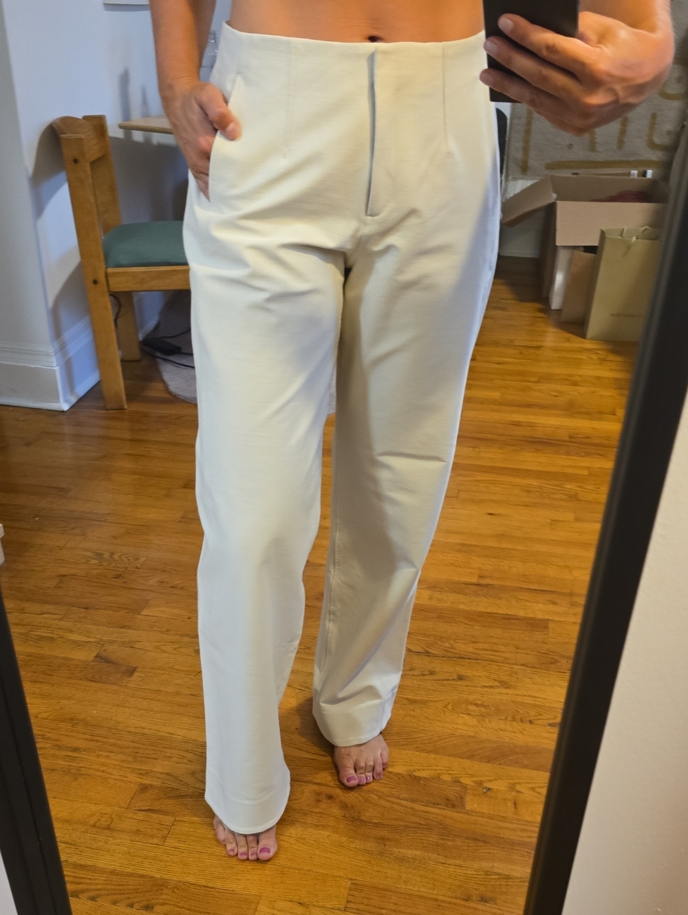 Women's Lululemon Golf Pants in Cream